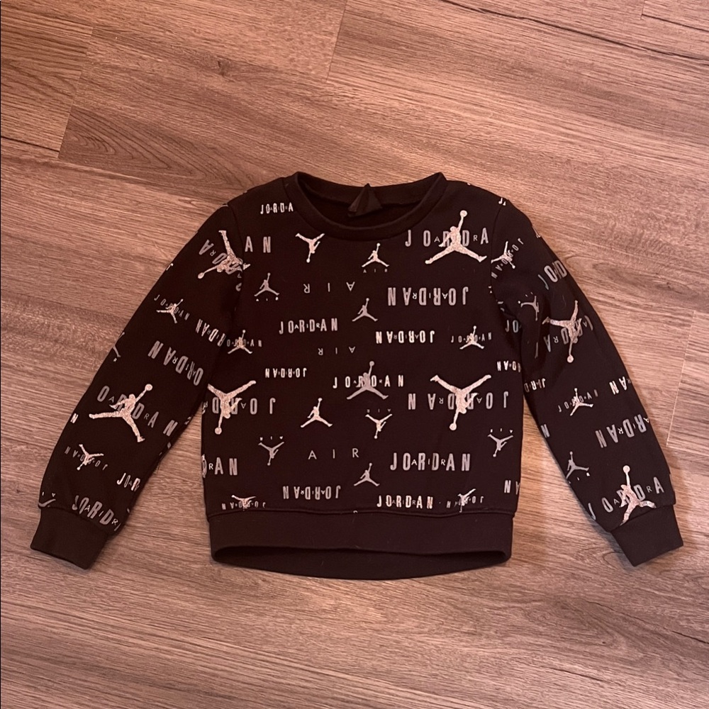 Jordan Black and White Logo Sweatshirt